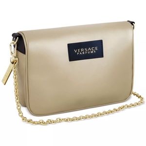 VERSACE Crossbody Clutch Bag Limited Edition NEW Gold